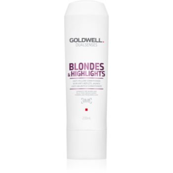 Goldwell Dualsenses Blondes & Highlights balsam pentru păr blond neutralizeaza tonurile de galben - imagine 2